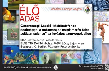 Mobiltelefonnal a tudományért: „citizen science” az inváziós szúnyogok ellen